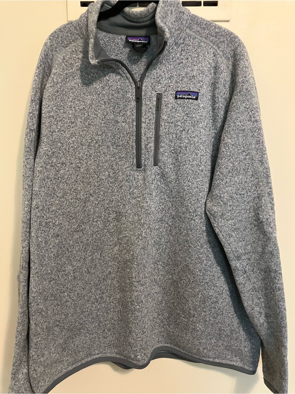 Patagonia Men’s Heather Gray Half-Zip Better Sweater